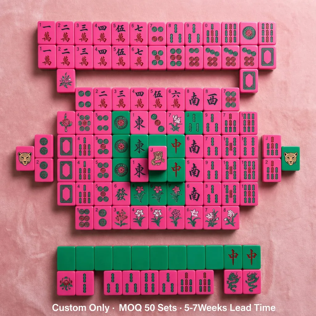 Factory Direct 4-Layer Acrylic American Mahjong Set – 166 Tiles — wholesale American mahjong set