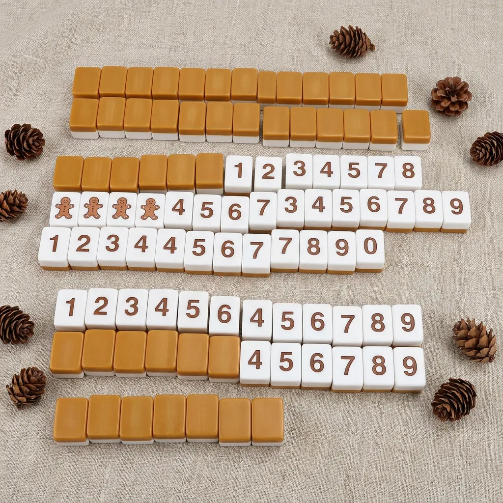 Factory Direct Translucent Lucite American Mahjong Set – 166 Tiles detail