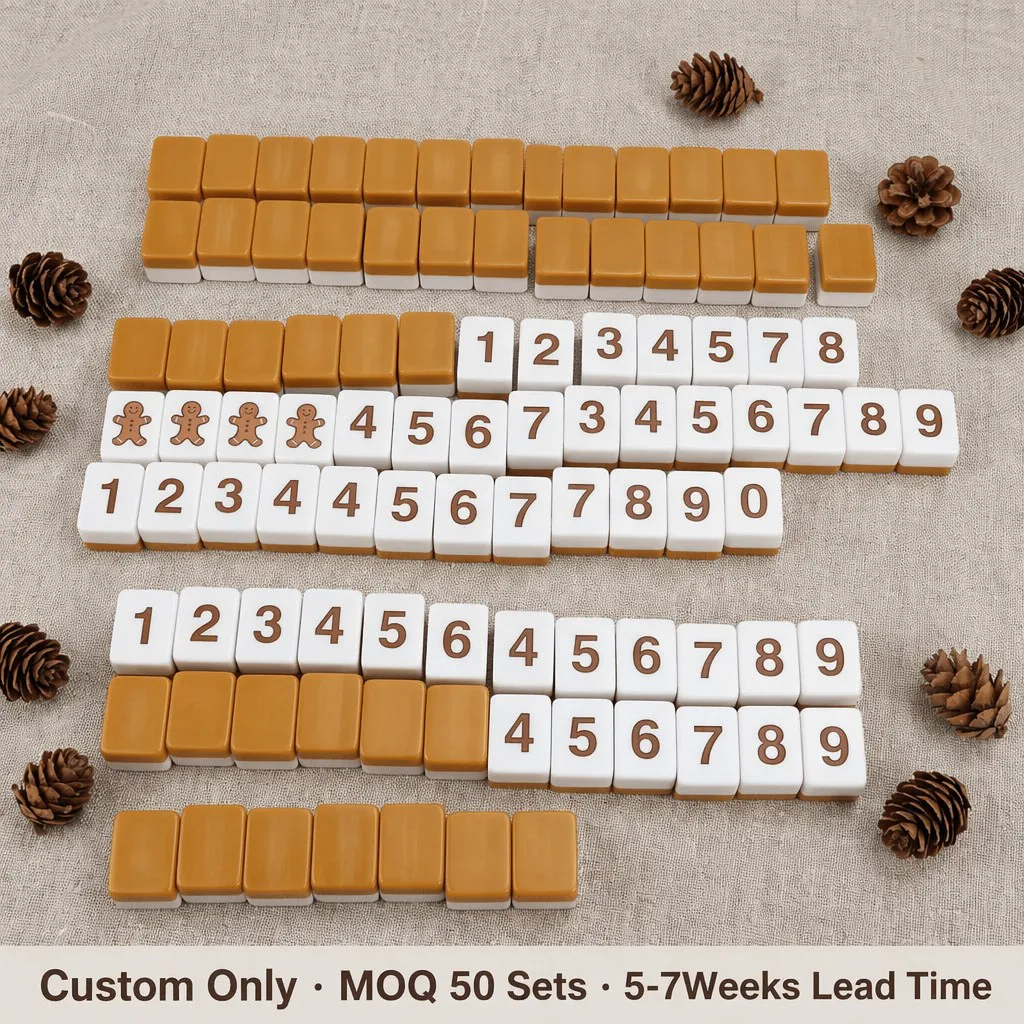 Factory Direct Translucent Lucite American Mahjong Set – 166 Tiles