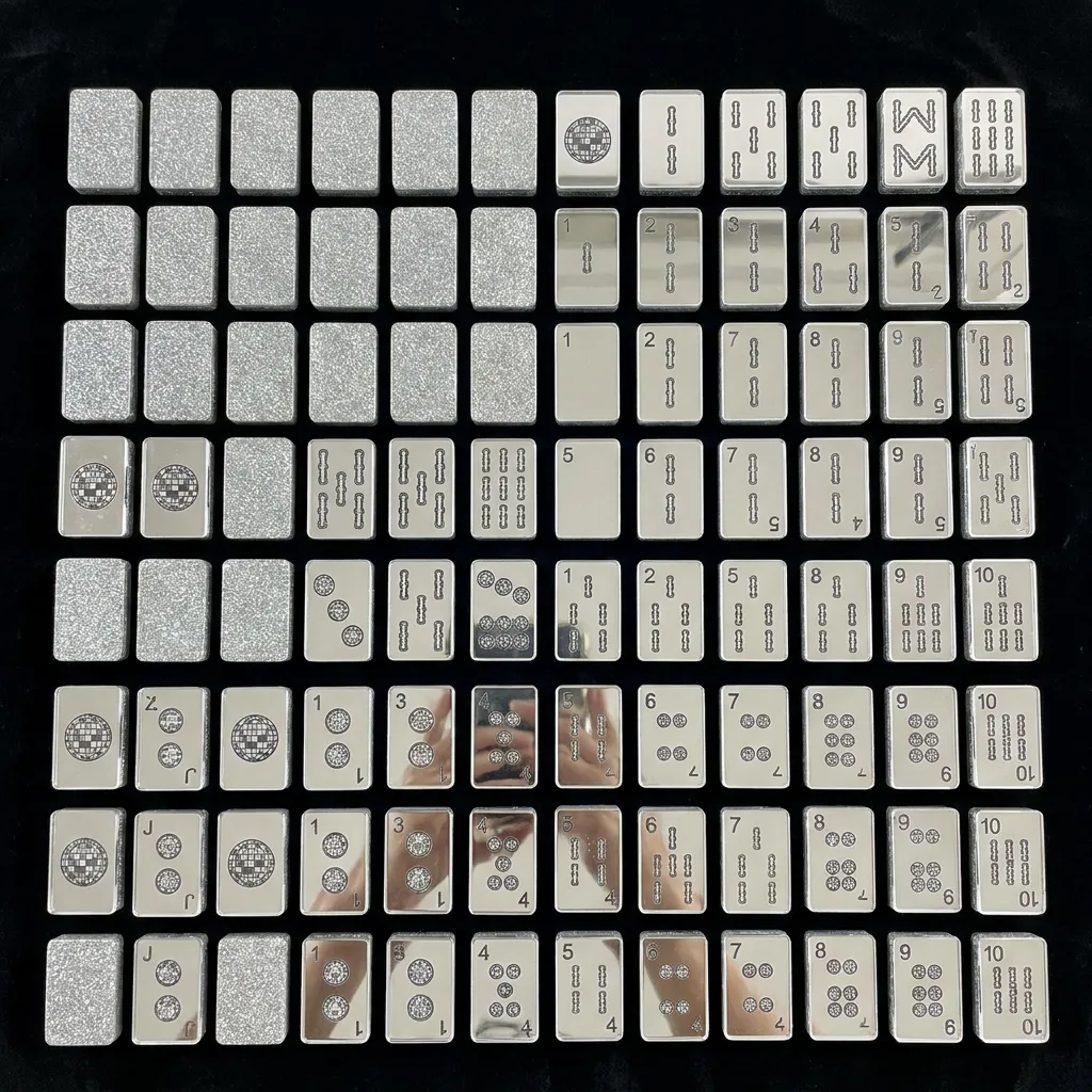 Factory Direct Signature Acrylic American Mahjong Set – 166 Tiles (CS-029) detail