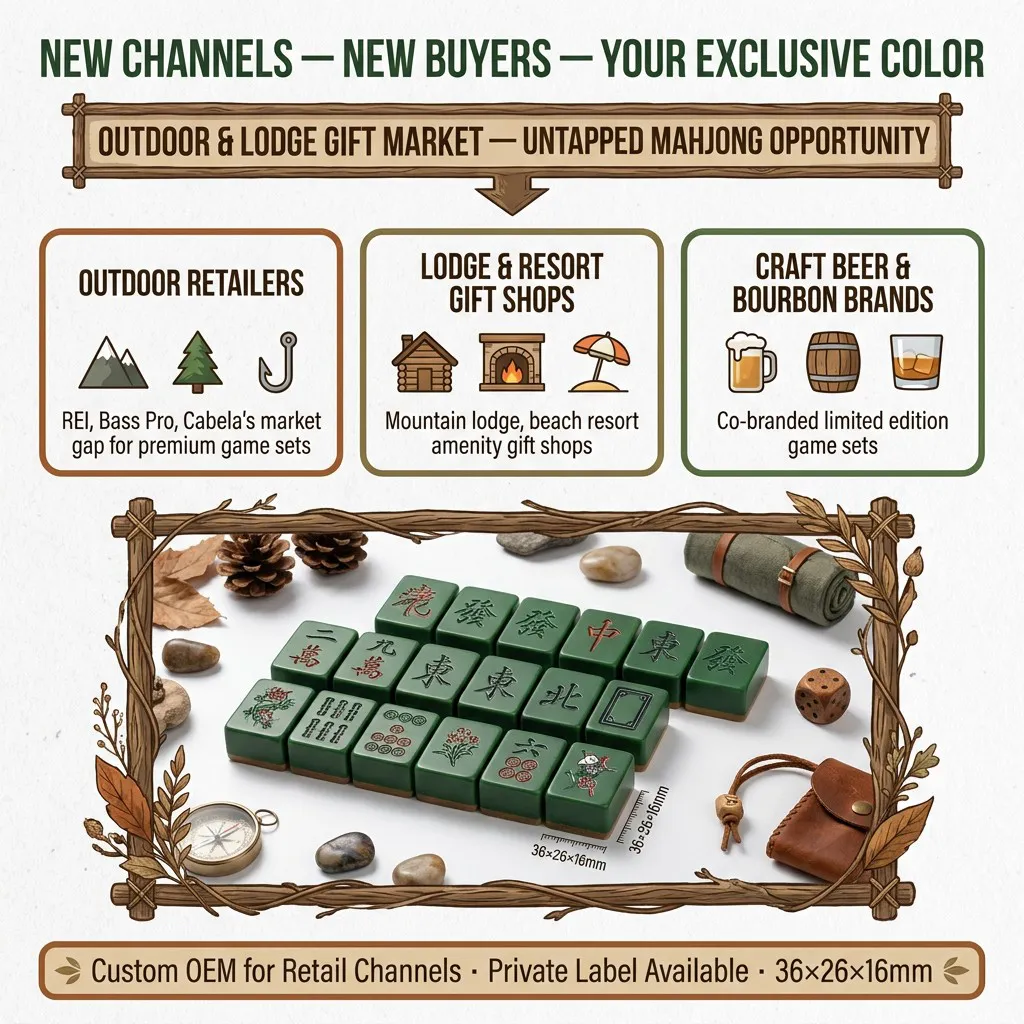 Factory Direct Green Acrylic American Mahjong Set – 166 Tiles view 4
