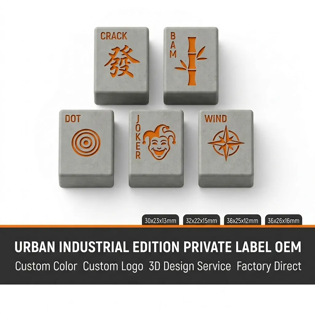 Factory Direct Signature Acrylic American Mahjong Set – 166 Tiles (CS-054) — wholesale American mahjong set