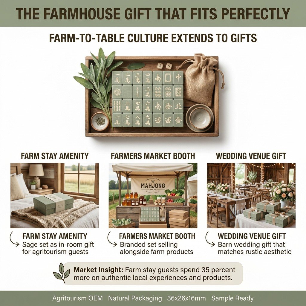 Factory Direct Sage Acrylic American Mahjong Set – 166 Tiles detail