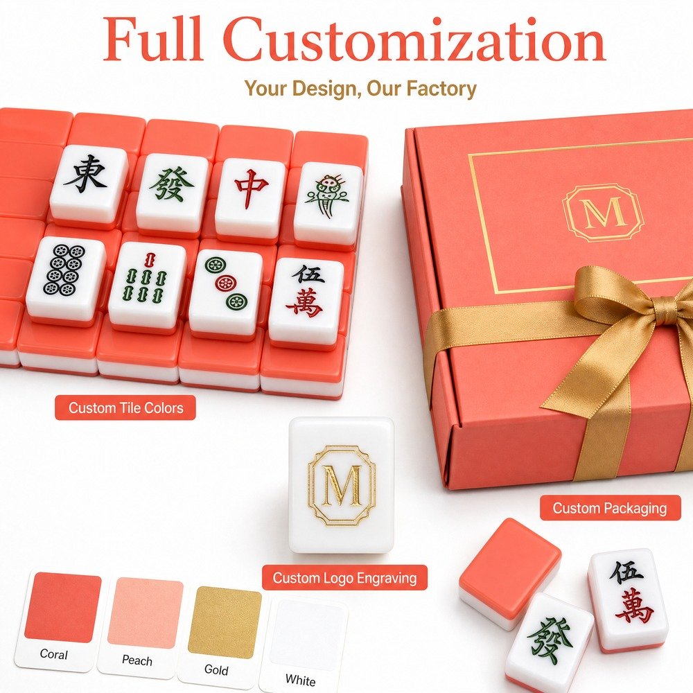 Factory Direct 4-Layer Acrylic American Mahjong Set – 160 Tiles (CS-114) view 4