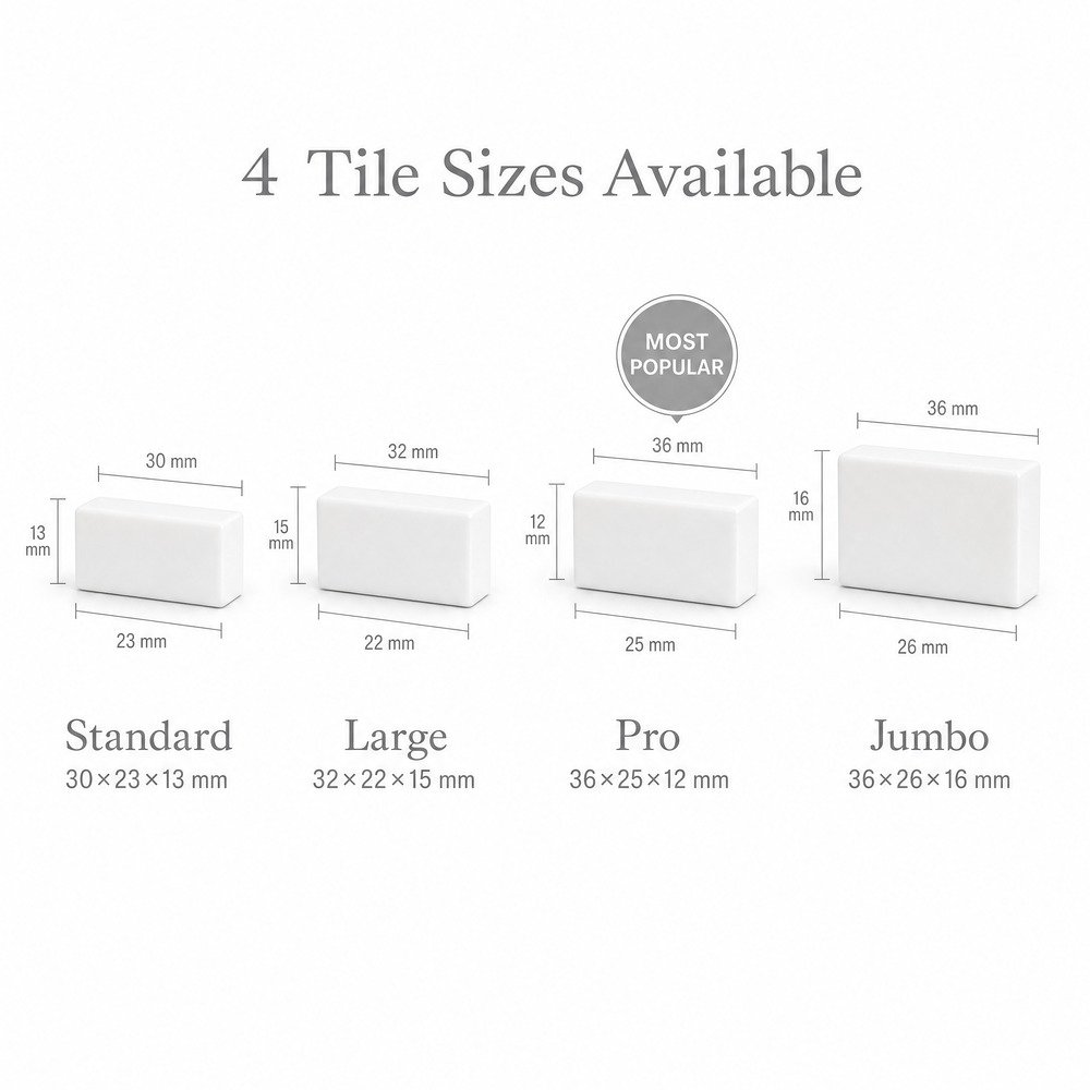 Factory Direct White Acrylic American Mahjong Set – 160 Tiles view 3