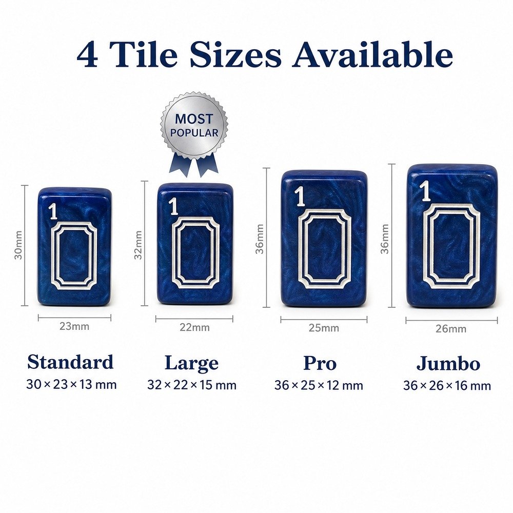 Factory Direct Marble Acrylic American Mahjong Set – 160 Tiles view 3