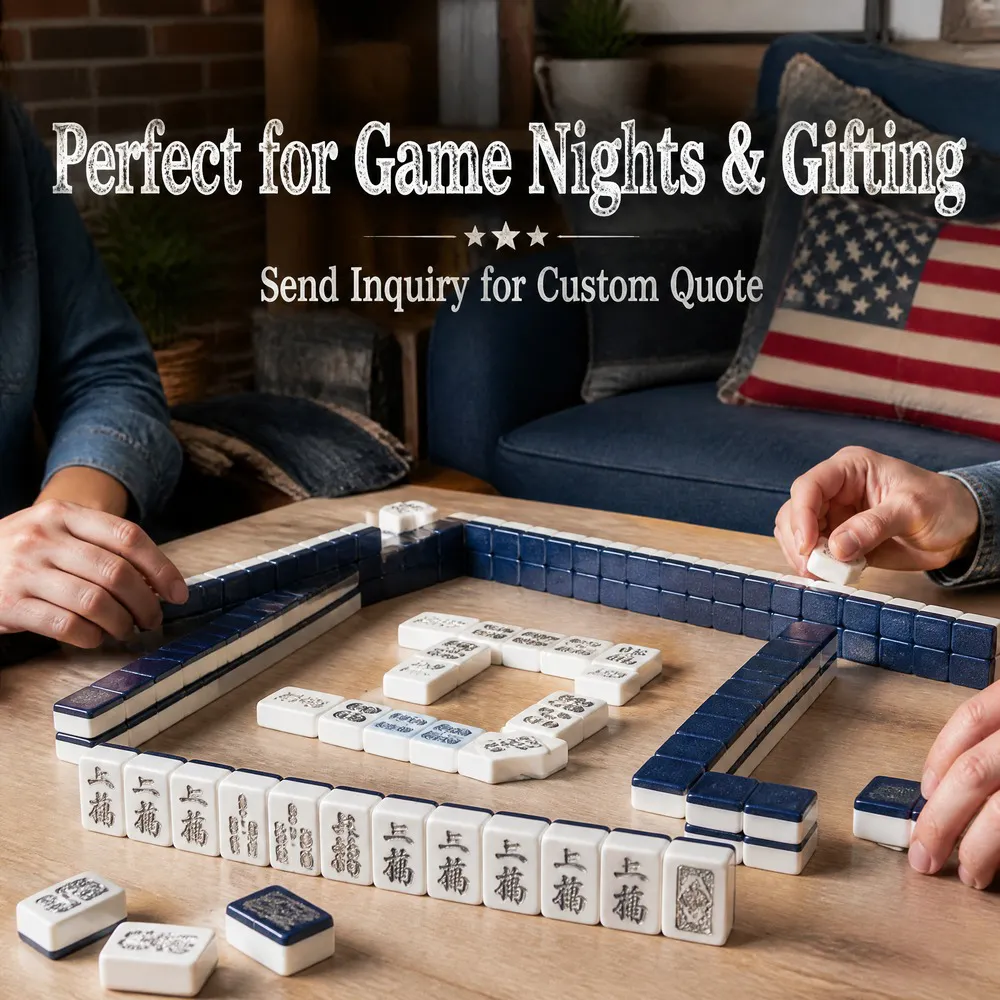 Factory Direct Marble Acrylic American Mahjong Set – 160 Tiles view 6