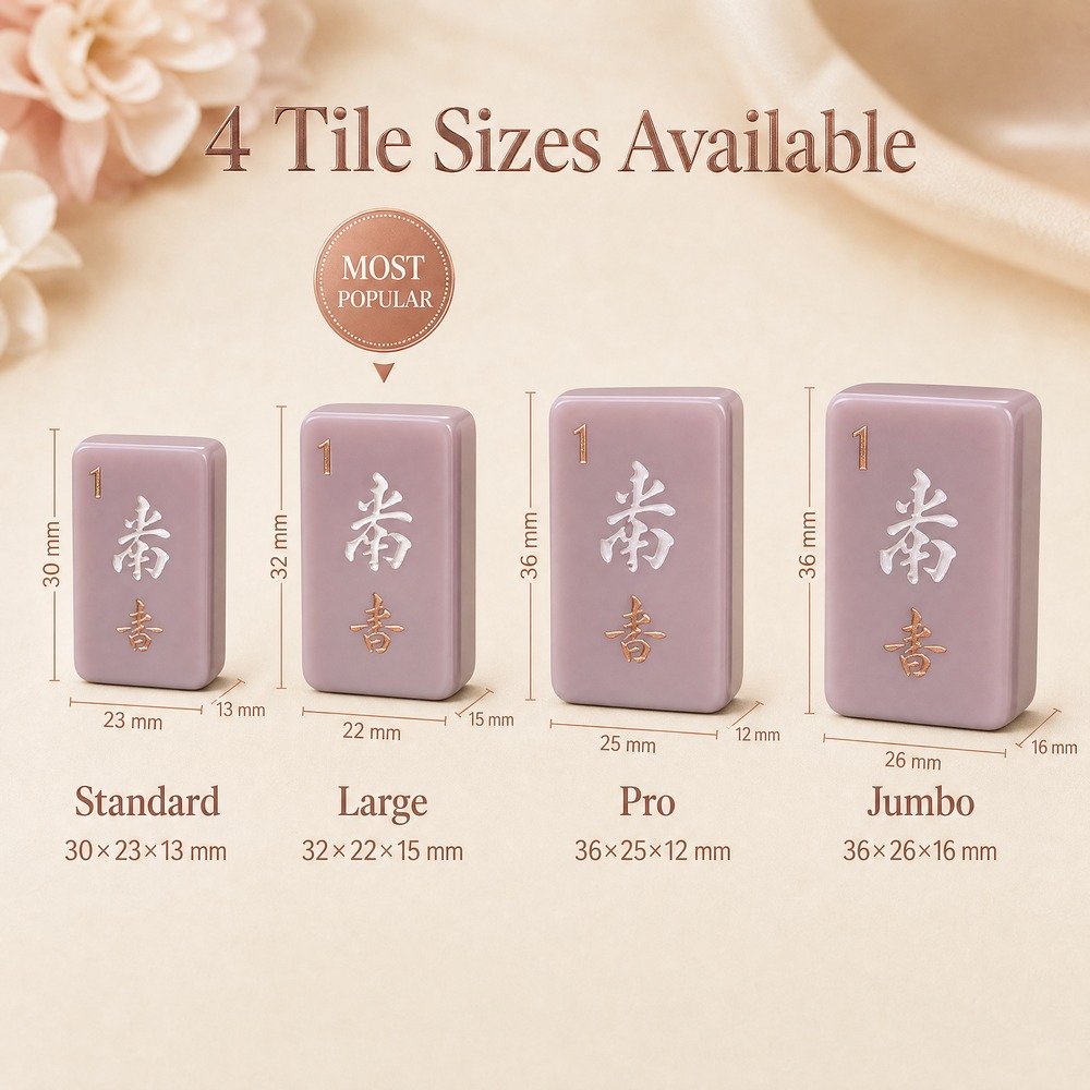 Factory Direct Purple Solid Acrylic American Mahjong Set – 160 Tiles view 3