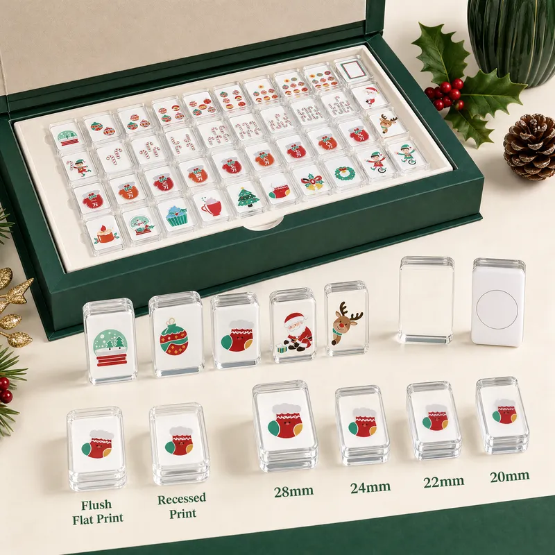Factory Direct Christmas Acrylic American Mahjong Set – 160 Tiles (CS-106) view 5